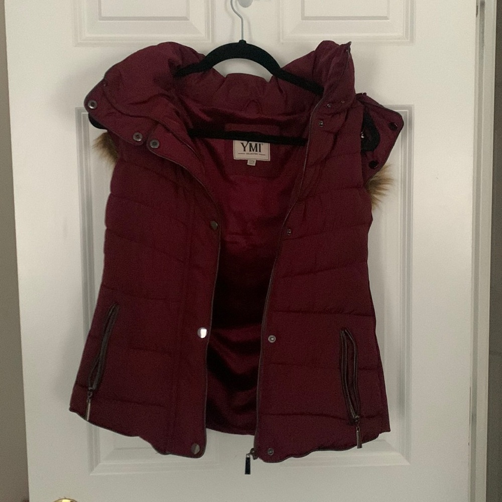 Burgundy Vest